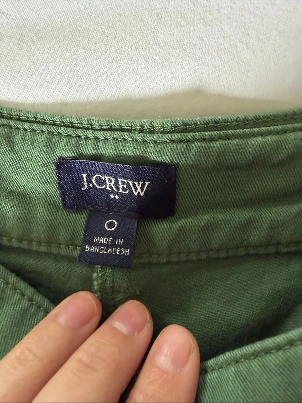 J. Crew Olive Green Pleated Cuffed Women's Shorts